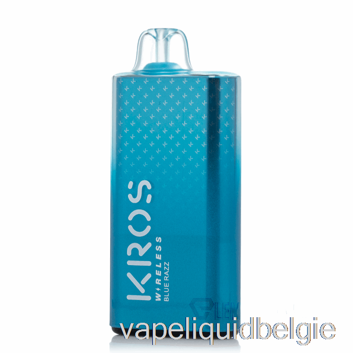 Vape Smaken Kros Wireless 9000 Wegwerp Blauw Razz
